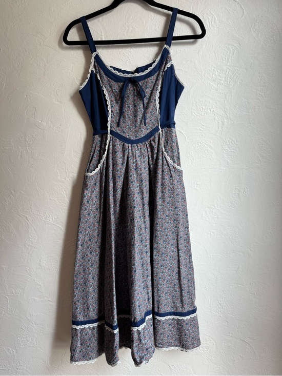 Gunne Sax Dresses & Skirts - Vintage 1970s Gunne Sax Calico Floral Midi Dress and Matching Bolero Set